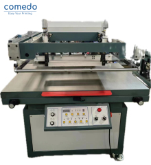 High accuracy semi-auto oblique Arm Serigraphy flat screen printing machine KMD6090