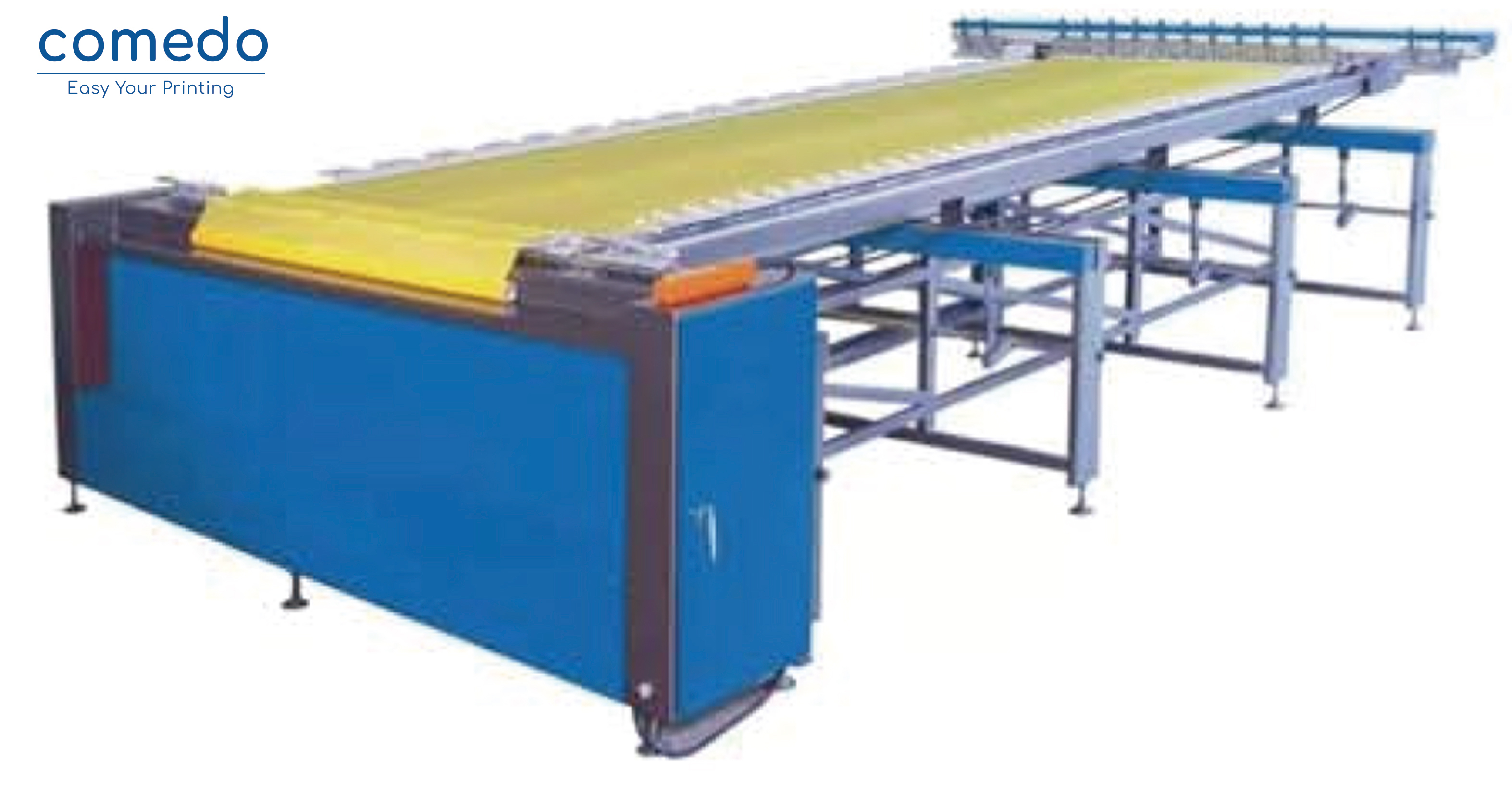 Precision electric mesh stretching machine
