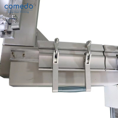 Pneumatic double clamp mesh stretching machine