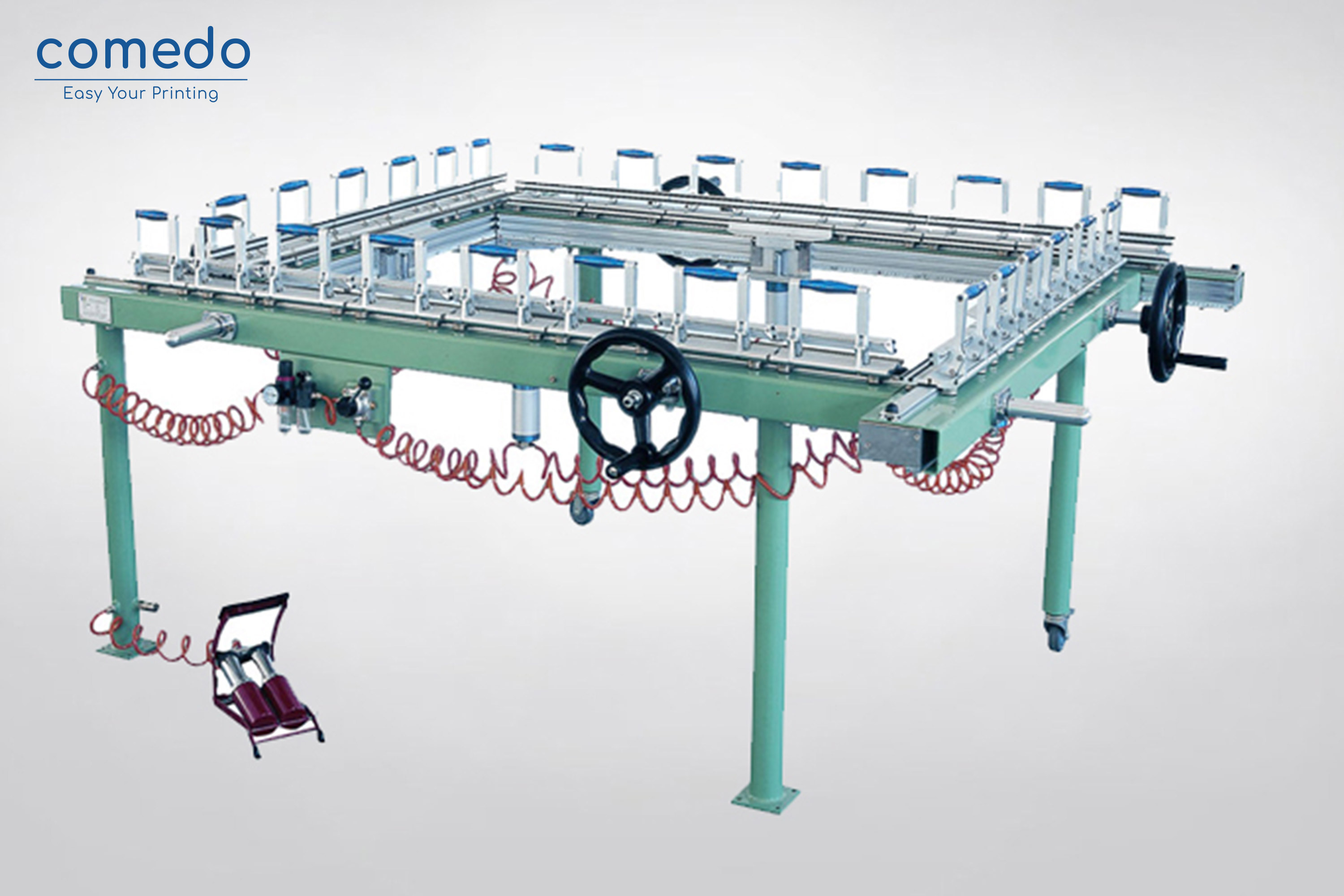 High precise mesh stretching machine