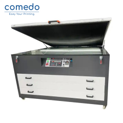 New model Desktop Vacuum LED UV Exposure Unit with drying cabinet