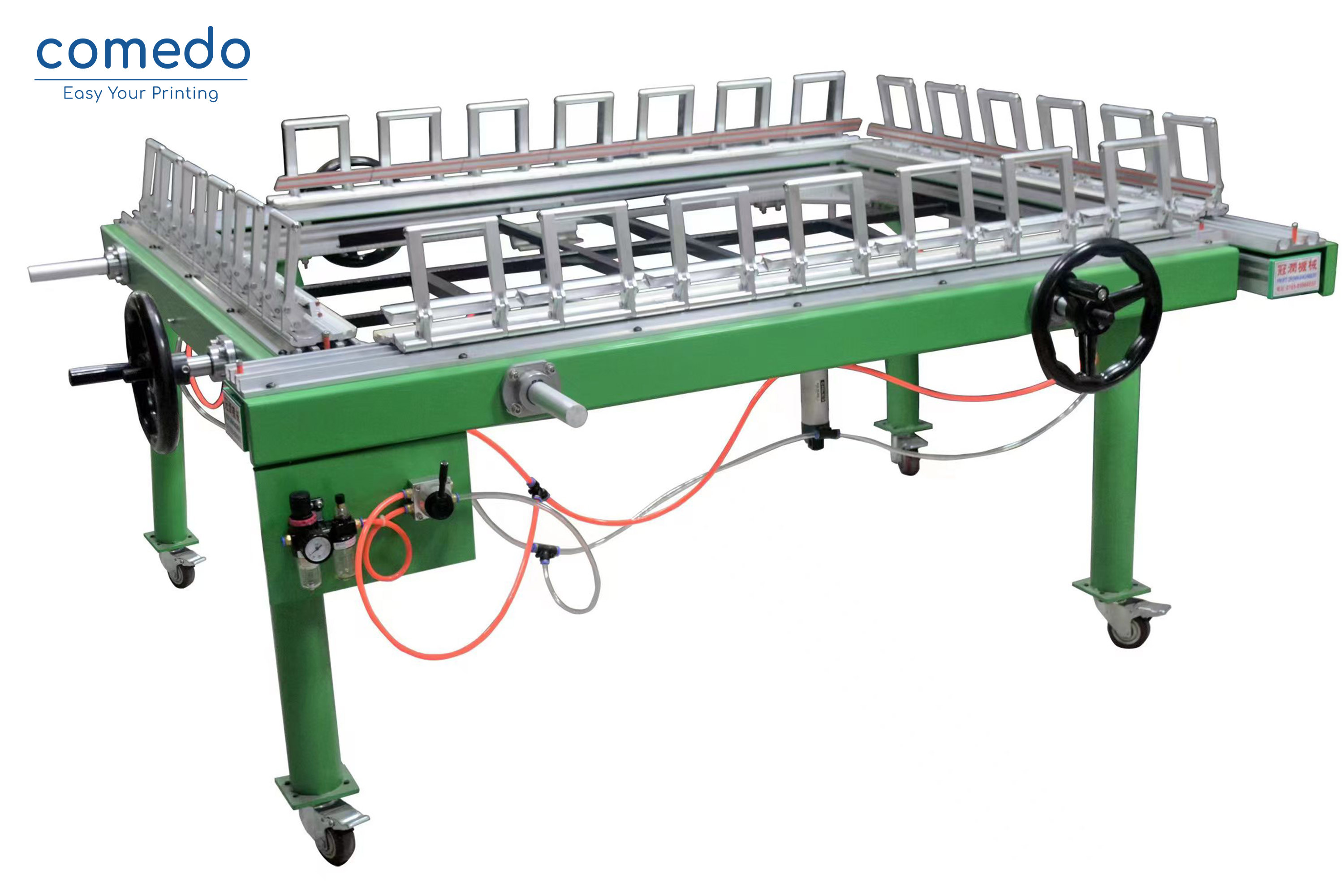 High precise mesh stretching machine