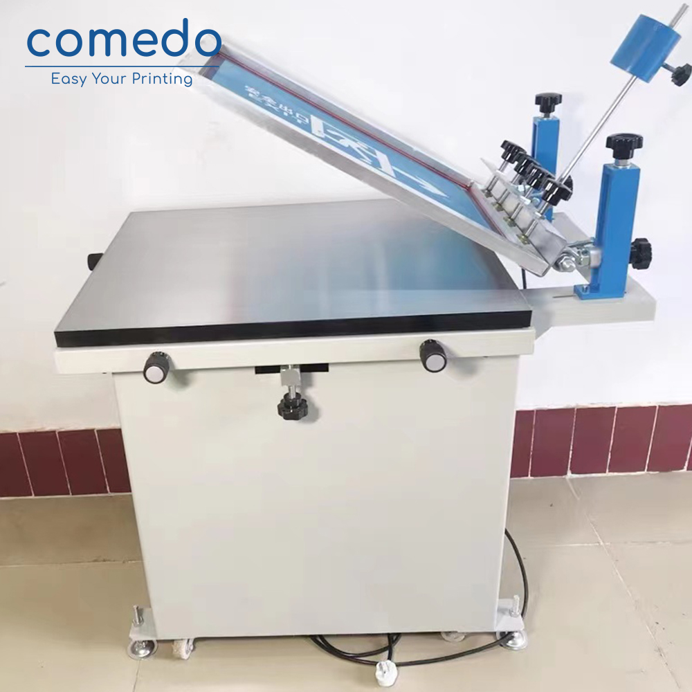 silk screen printing vacuum table for paper gift box garment