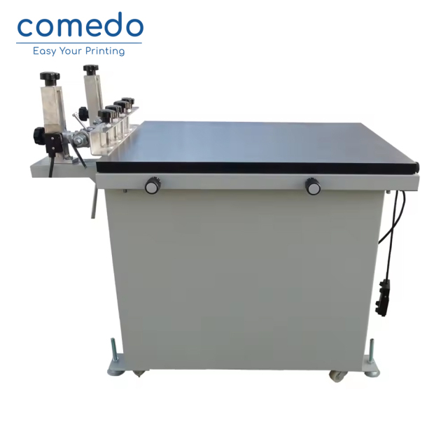 silk screen printing vacuum table for paper gift box garment