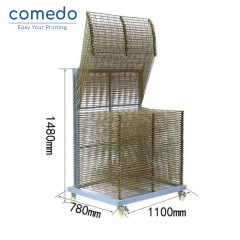 Screen printing drying racks