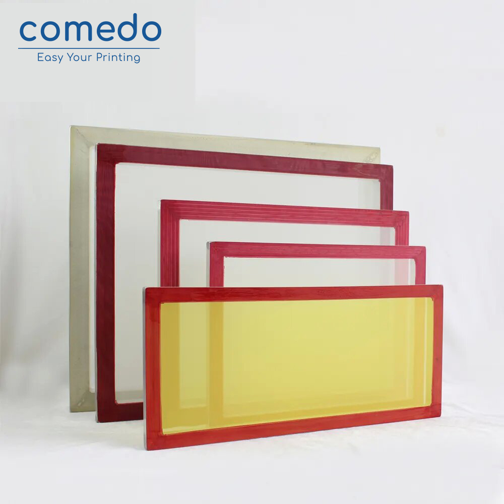 Comedo pre-stretched silk screen frame with 90/110/120 mesh