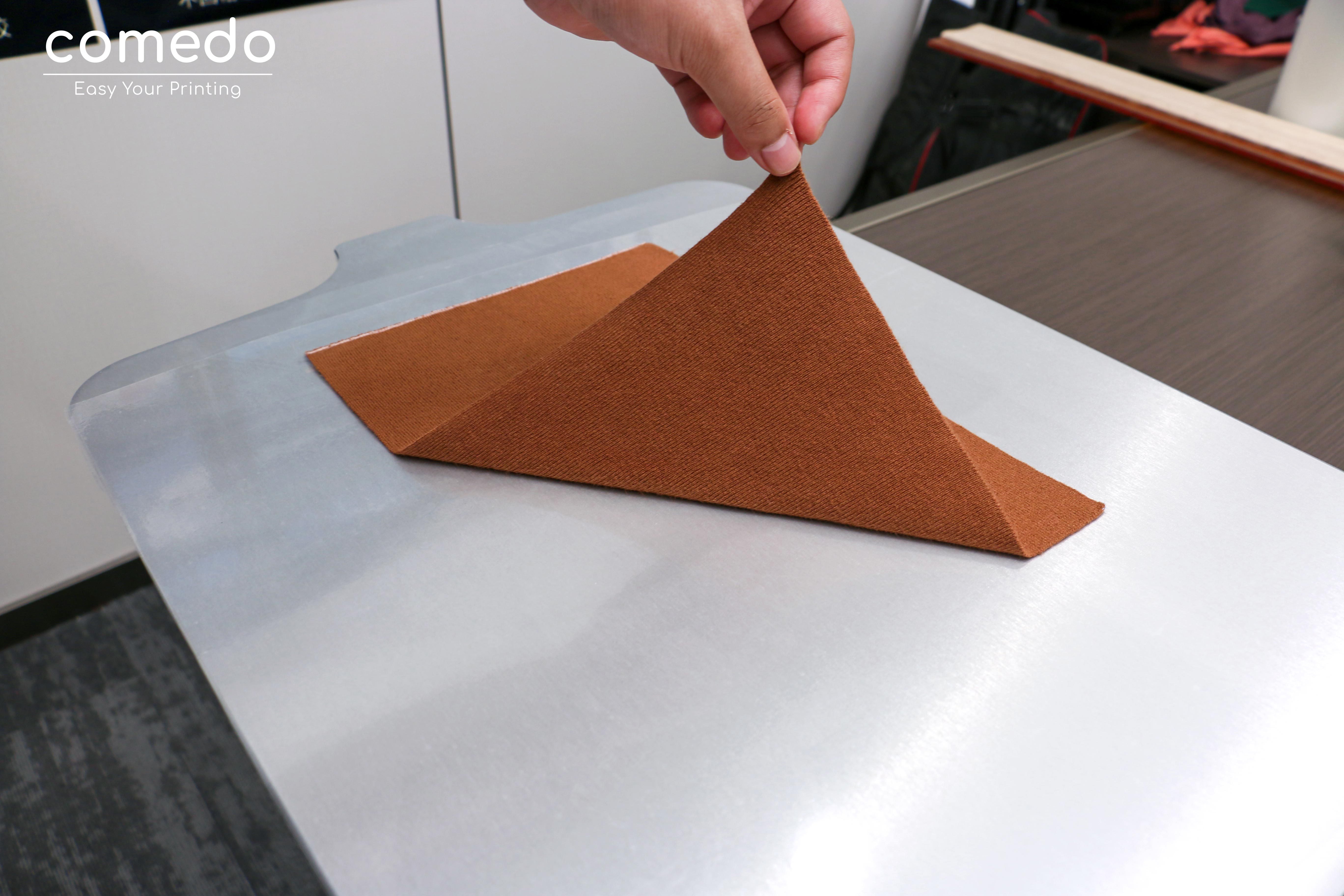 Screen printing repeatable double sided pallet film
