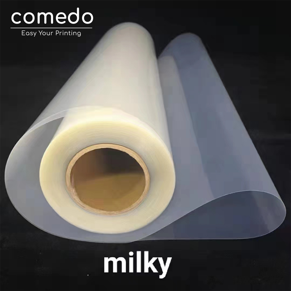 A3/A4  Waterproof film 130 micron /0.13mm Transparent Frosted Inkjet Film for Screen Printing
