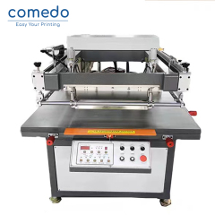 High accuracy semi-auto oblique Arm Serigraphy flat screen printing machine KMD6090