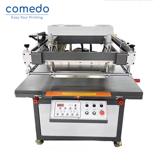High accuracy semi-auto oblique Arm Serigraphy flat screen printing machine KMD6090