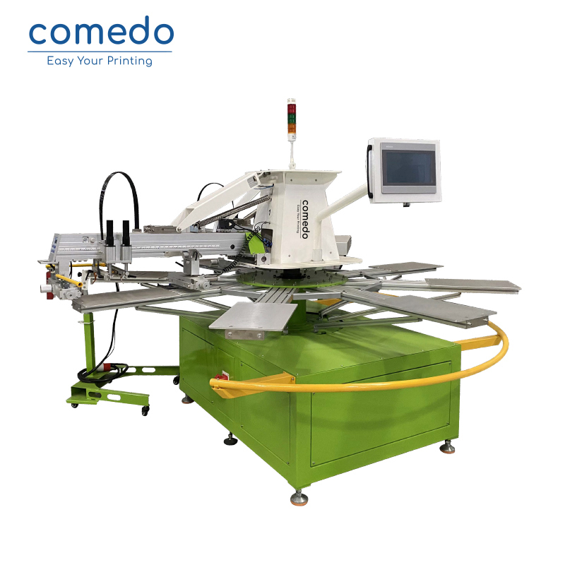 Oval screen printing machine