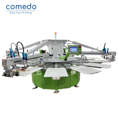 Automatic Rotary Octopus Screen Printing Machine 6 color 14 station