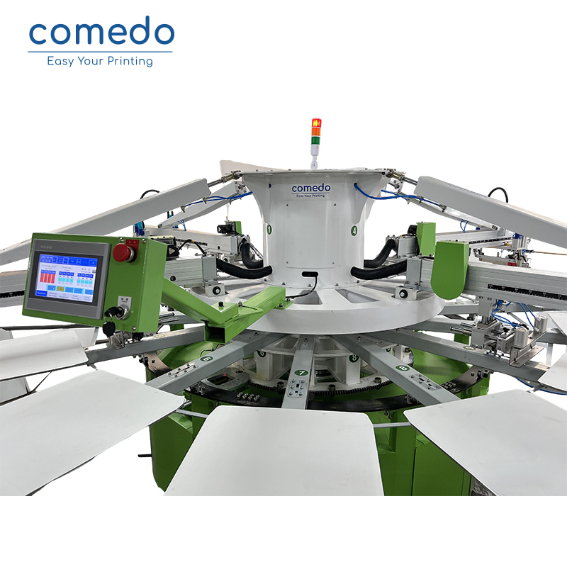 Automatic Rotary Octopus Screen Printing Machine 6 color 14 station