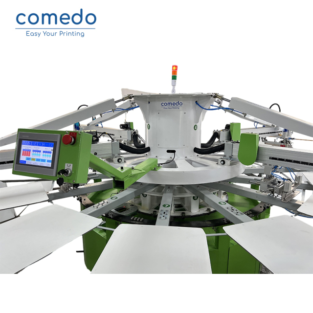 Automatic Rotary Octopus Screen Printing Machine 6 color 14 station