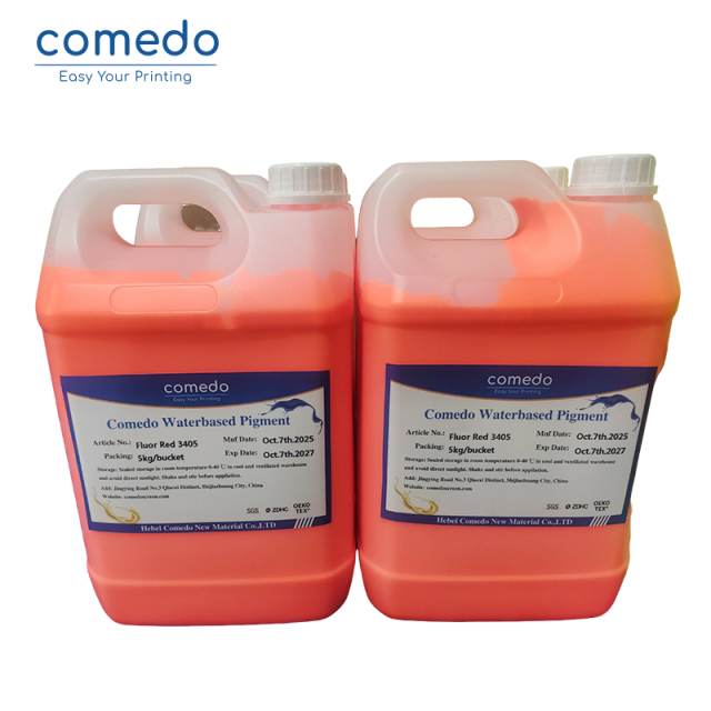 Waterbased Color Pigment for Textile Screen Printing Liquid Pigment Color Paste