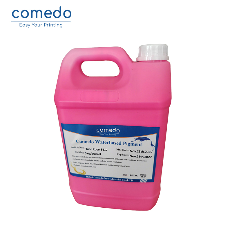 Waterbased Color Pigment for Textile Screen Printing Liquid Pigment Color Paste