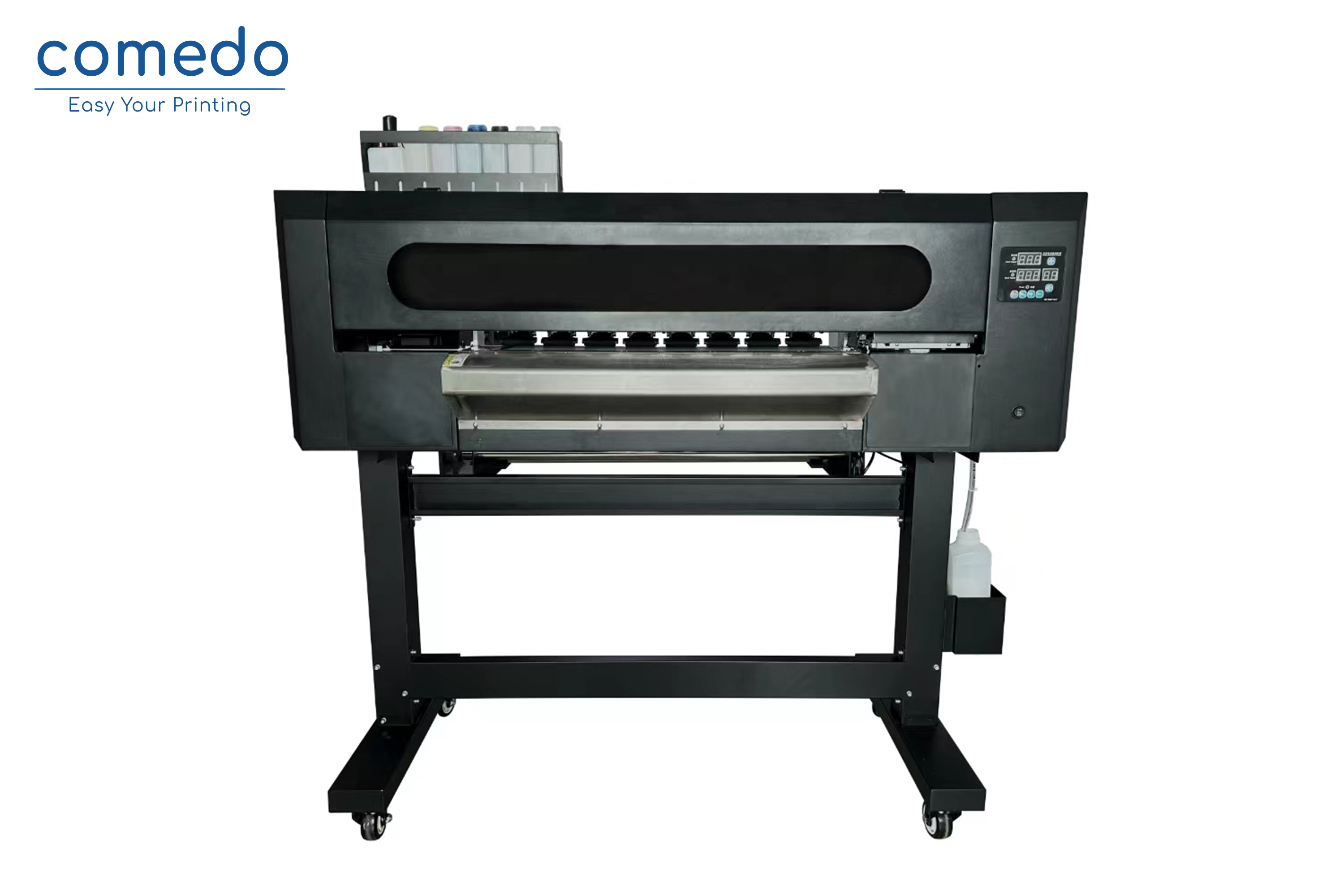 DTF T-shirt printer with 2 heads i3200 printing width 60cm with powder shaker
