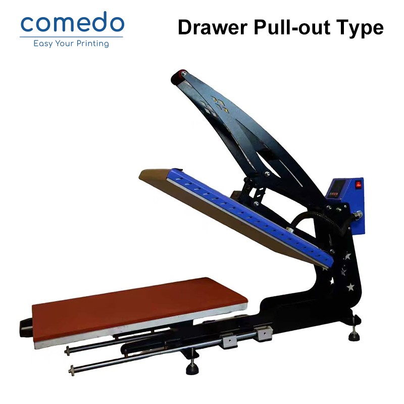 Drawer pull-out 40x60cm T shirt heat press machine