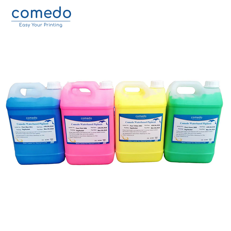 Waterbased Color Pigment for Textile Screen Printing Liquid Pigment Color Paste