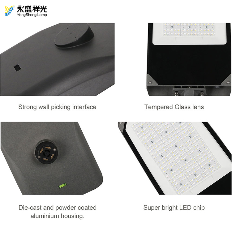 High Quality LED street lamp with AC power motion sensor for outdoor lighting aluminum housing