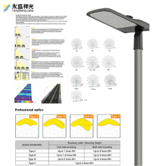 High Quality LED street lamp with AC power motion sensor for outdoor lighting aluminum housing
