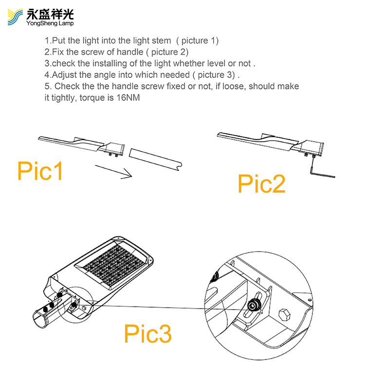 High Quality LED street lamp with AC power motion sensor for outdoor lighting aluminum housing