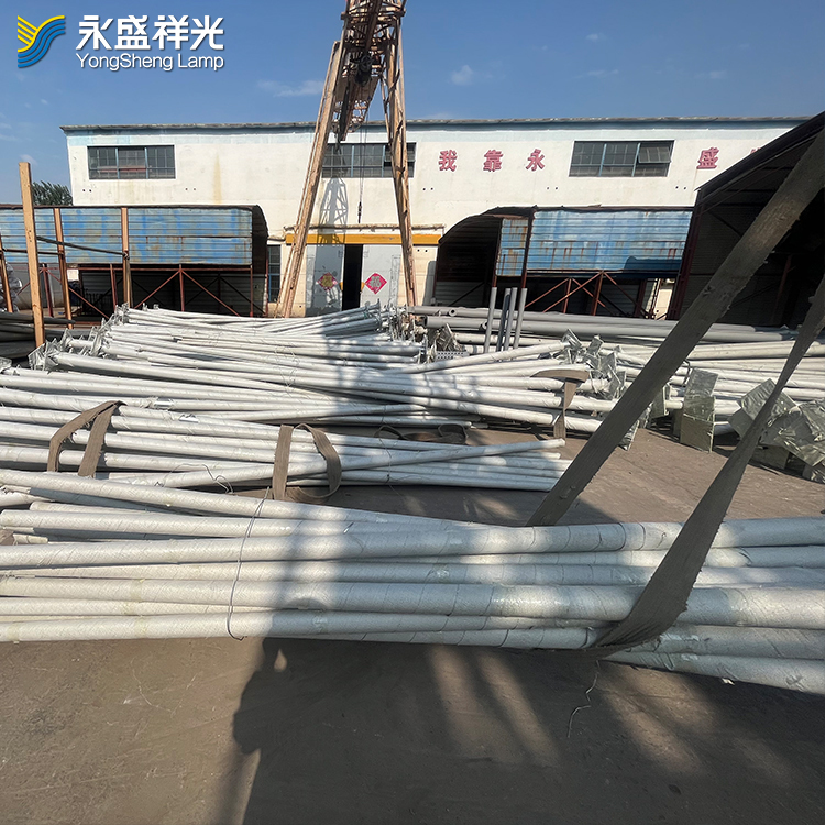Factory direct sale solar street light, IP65 with pole Q235 steel road solar lamp post for rural area country road