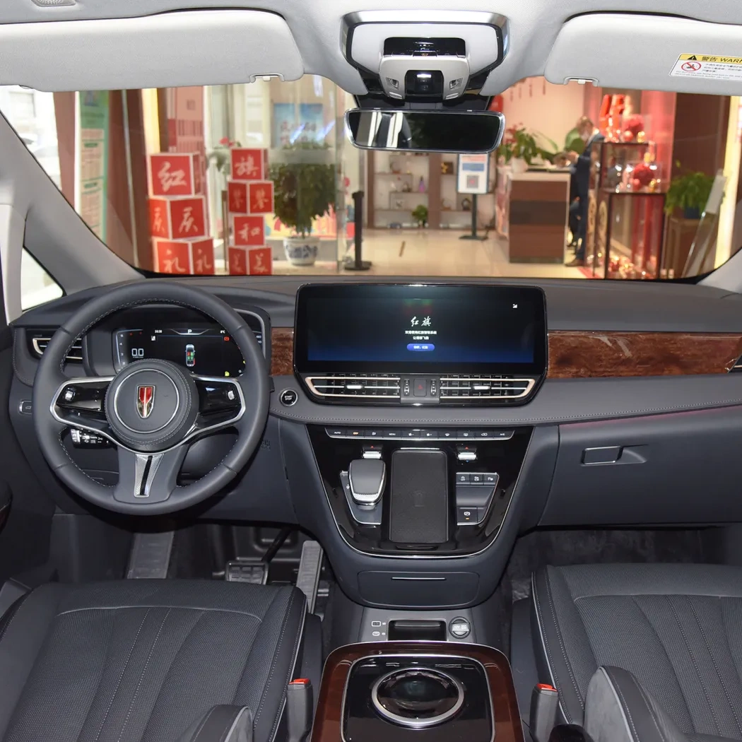 In Stock 2023 New Cars HQ9 Light Fuel Cell System Middle MPV Hoy Saling Business And Family For HONG QI Used Cars