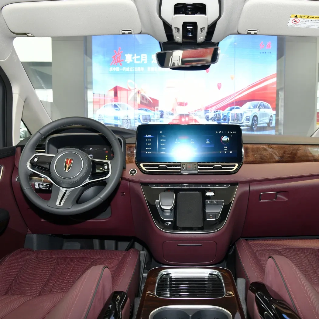 2023 New Cars HQ9 Light Fuel Cell System Middle MPV Hoy Saling Business And Family For HONG QI Used Car