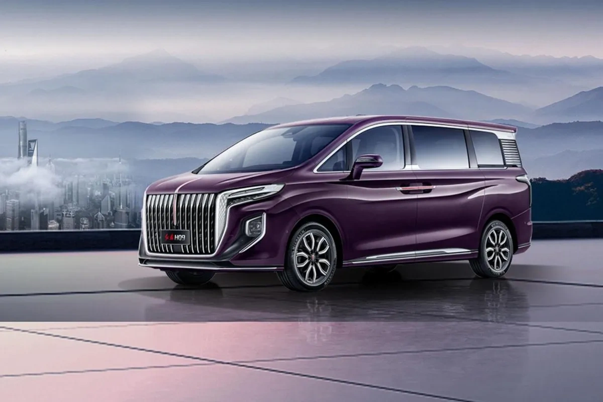 In Stock 2023 New Cars HQ9 Light Fuel Cell System Middle MPV Hoy Saling Business And Family For HONG QI Used Cars