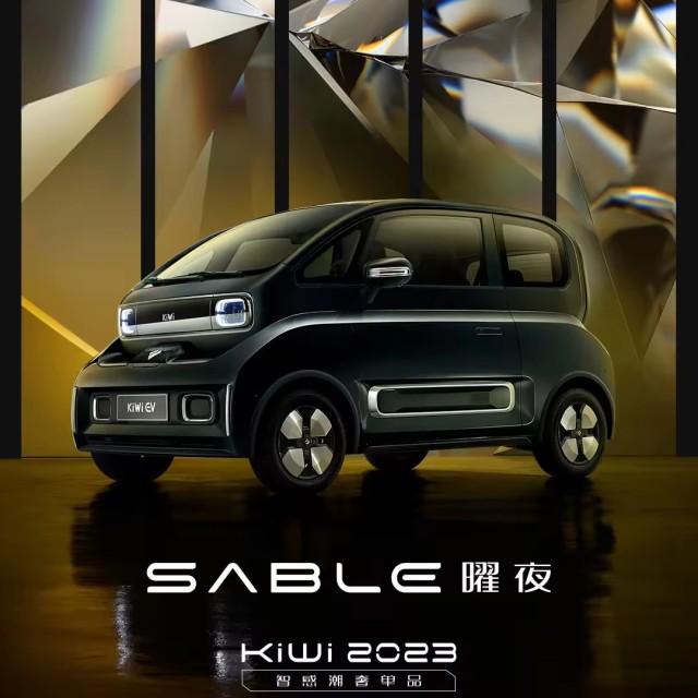 2023 New Electric Cheap Cars EV Coupe Hot Saling Compact Car zhi Chao Style 305km For Wu Ling KiWi EV Used cars