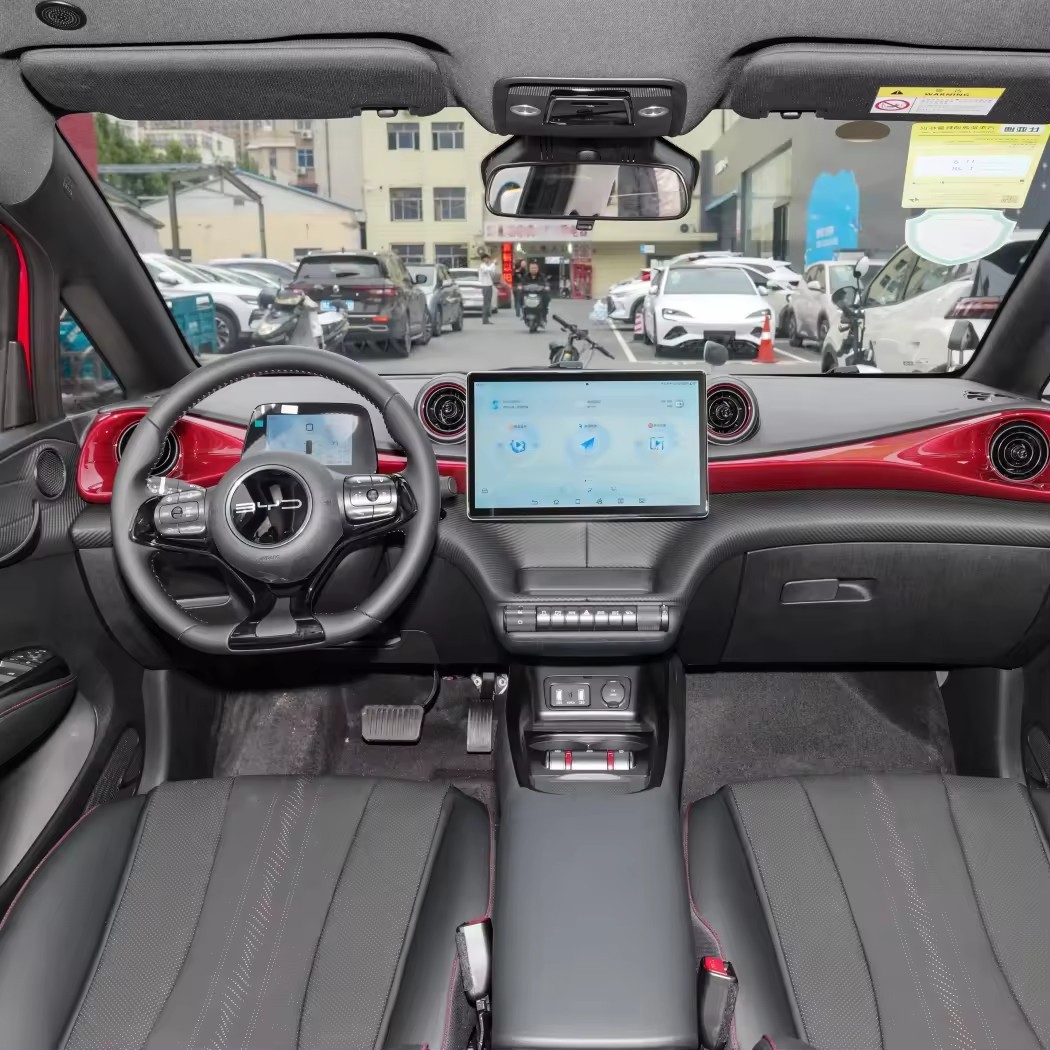 2023 Adult 5 Seats haitun All Solar Electric Vehicles New Energy Vehicle Red Plus For BYD Dolphin