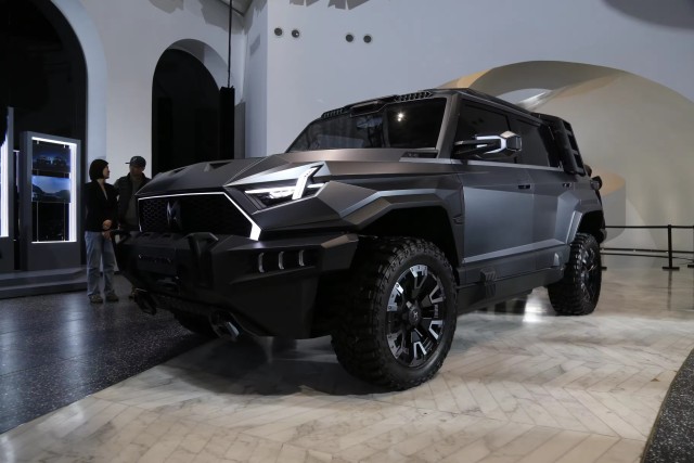 2023 Dongfeng brave warrior pure electric Luxury off-road vehicles DONGFENG Mengshi 917 ev New Energy Vehicles for DFSK used car