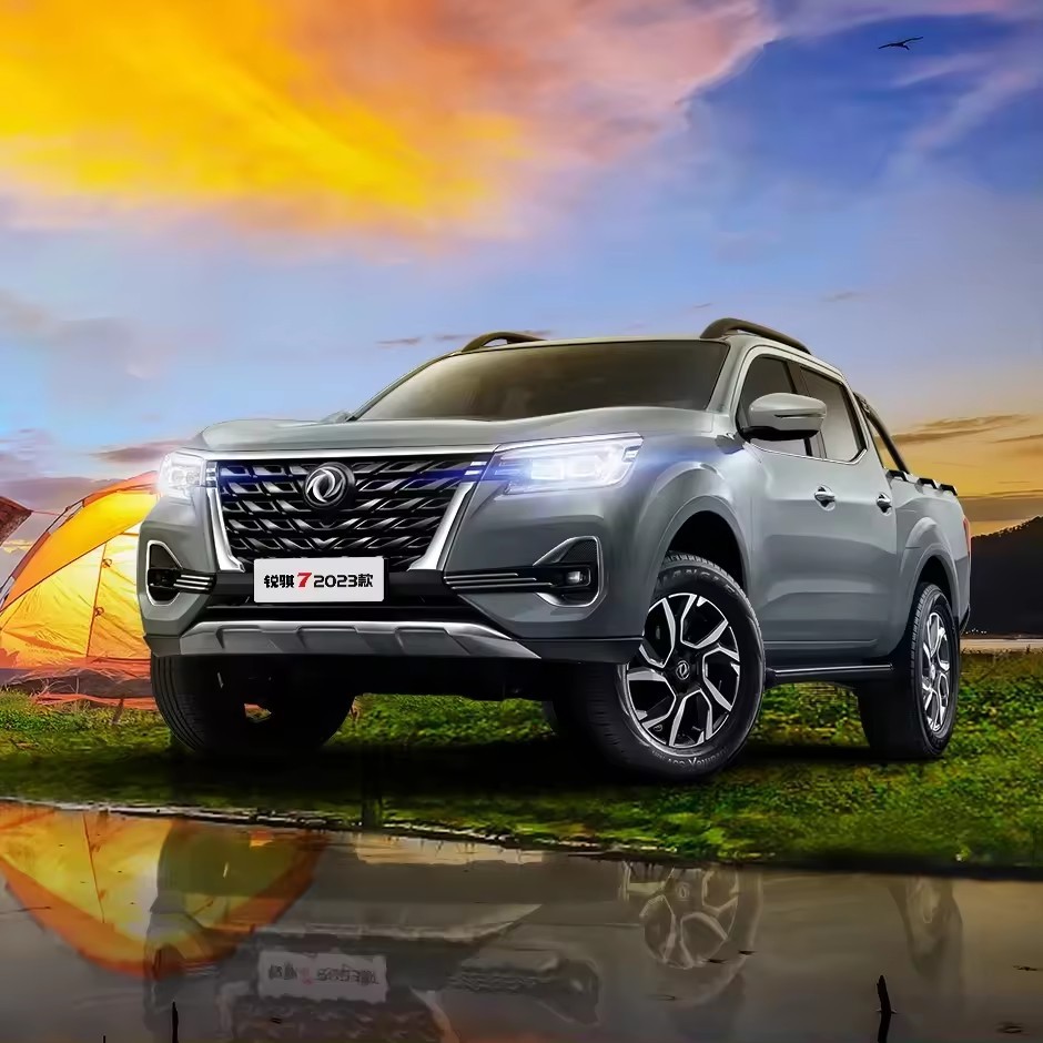 Dongfeng Ruiqi 7 Pickup 4x4 Diesel Vehicles Used Car 2.3T Automatic 4WD Diesel Standard Cheap Second Hand Pickup Truck Wholesale