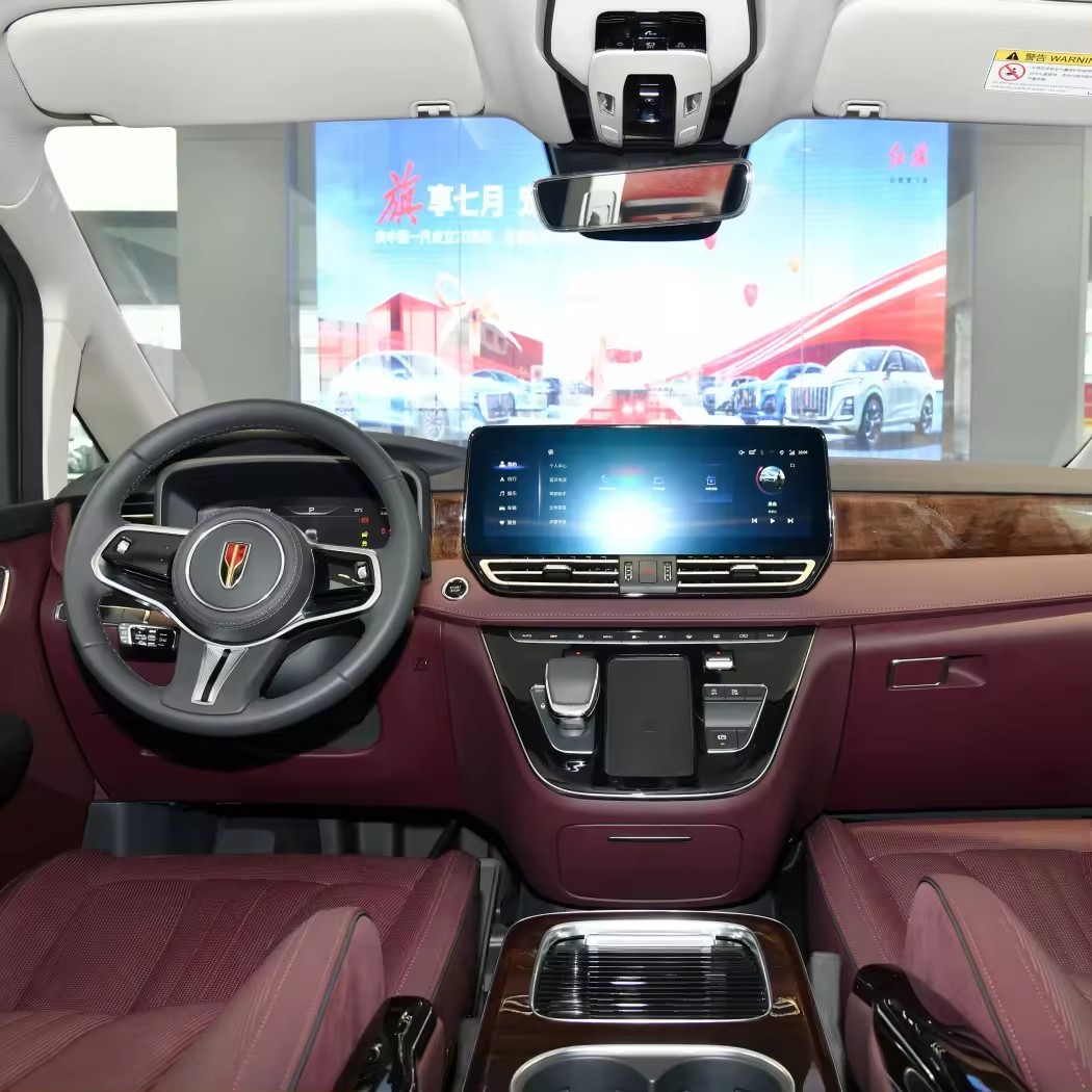 2023 New Cars HQ9 Light Fuel Cell System Middle MPV Hoy Saling Business And Family For HONG QI Used Car