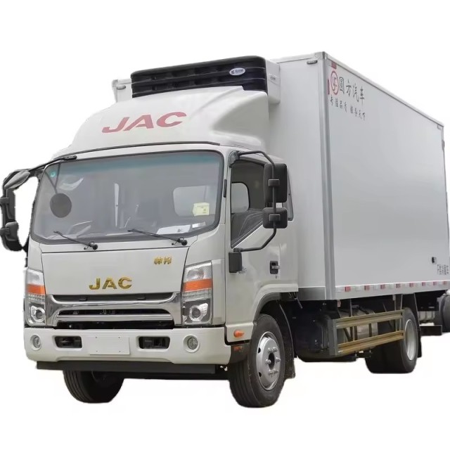 2023 Hot selling refrigerated trucks high quality JAC Shuailing Q7 handsome bell refrigerated truck cargo van box truck for JAC