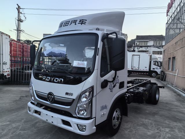 2023 hot selling Foton Ollin box truck Youth Invincible Edition 145 horsepower 4.14 meters single row light truck for Foton