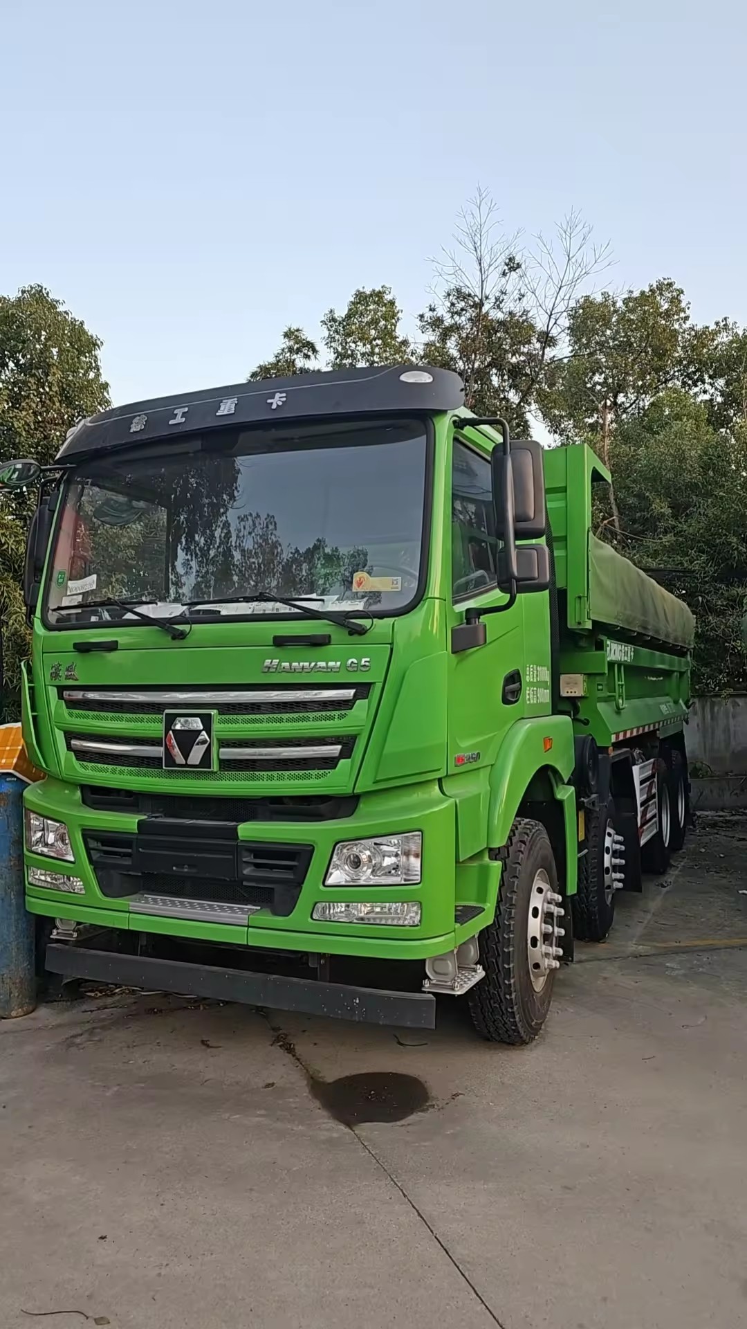 2023 China hot selling Sinotruk XCMG G5 series 8*4 National VI fuel dump trucks for XCMG