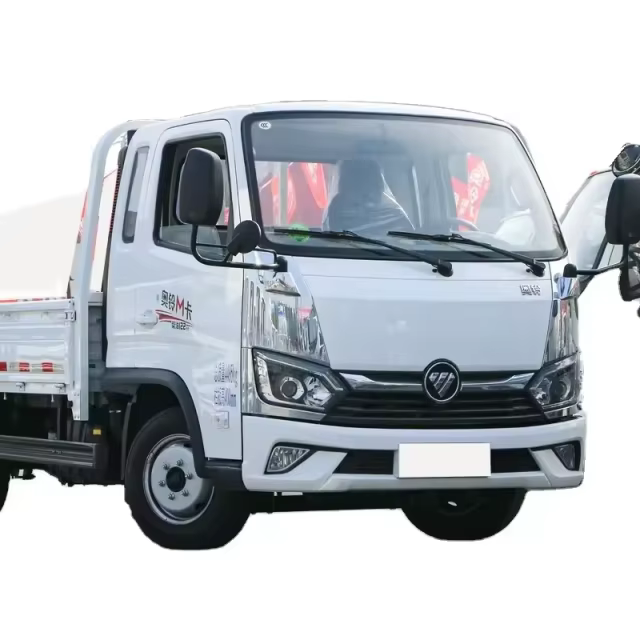 2023 China New Foton Ollin M truck 132 horsepower, 4.2meter single row fence small truck 5t rear axle for Foton mini cargo truck