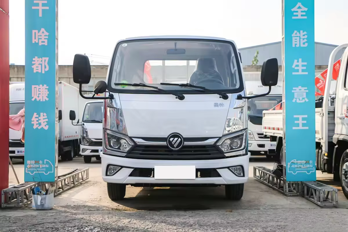 2023 China New Foton Ollin M truck 132 horsepower, 4.2meter single row fence small truck 5t rear axle for Foton mini cargo truck