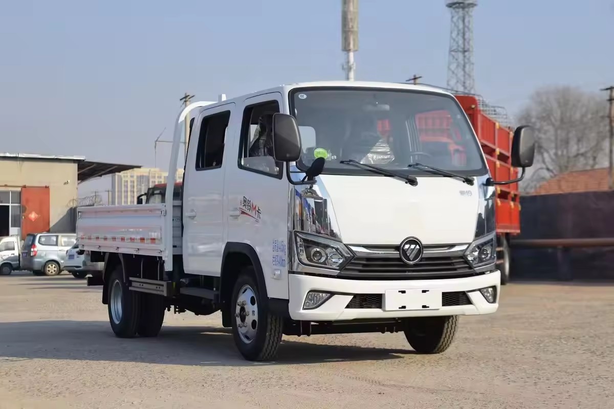 2023 China New Foton Ollin M truck Dual Row 132 Horsepower 5 seats 70 L Mini truck used Cargo Truck for Foton for sale