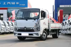 2023 China New Foton Ollin M truck 132 horsepower, 4.2meter single row fence small truck 5t rear axle for Foton mini cargo truck