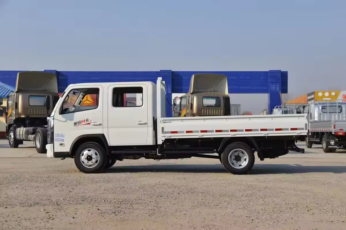 2023 China New Foton Ollin M truck Dual Row 132 Horsepower 5 seats 70 L Mini truck used Cargo Truck for Foton for sale
