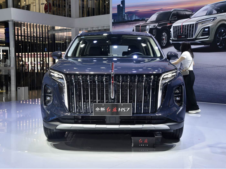 New Hot Selling Mid-to-Large 6/7-Seat SUV FAW Hongqi HS7 2.0T PHEV 4WD Qi Ling with 358kW Power & 6.8s Acceleration Manufacturers in China