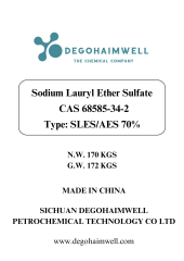 Sodium Lauryl Ether Sulfate 70% (SLES) | CAS 68585-34-2
