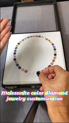 Colored Moissanite Jewelry (Custom)
