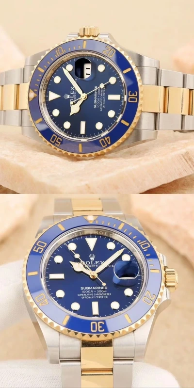 Rolex Submariner Date 126613 41mm Bluesy Two Tone Oystersteel and Yellow Gold Blue Dial Automatic men's watch for sale