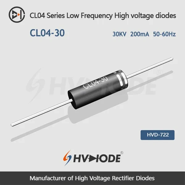 CL04-30 Low Frequency High voltage diode 30KV 200mA