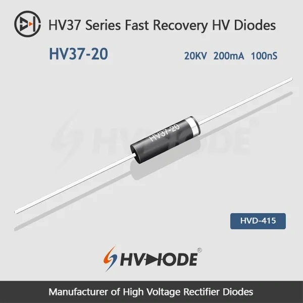 HV37-20  Fast Recoveryhigh voltage diode 20KV, 200mA, 100nS