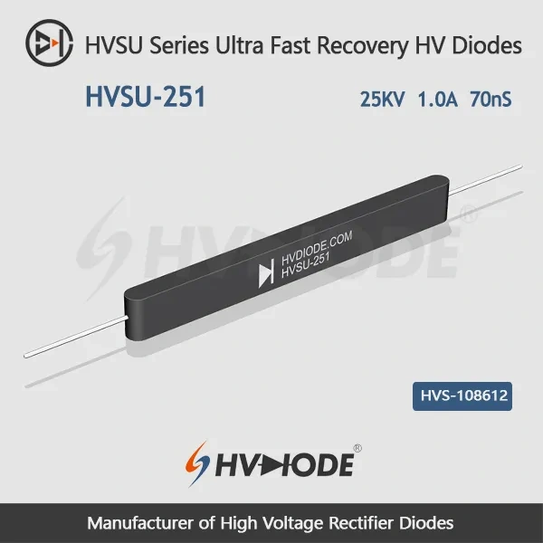 HVSU-251 Ultra Fast Recovery High-Voltage Diode 25KV 1A  70nS